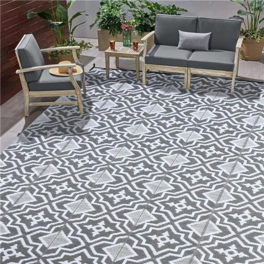 Outdoor Rug 9x12 Outdoor Plastic Straw Rug,Large Outdoor Rugs 9x12 for Patios